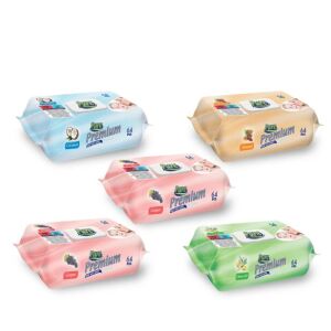SERV UMEDE PURE  64PCS  (12B) (STRUGURI.MIGDALE.COCOS.ULEI MASLINE)