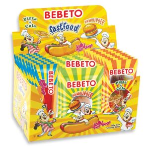 BEBETO JELEU MIX FAST FOOD 30GR(24B)8CUT