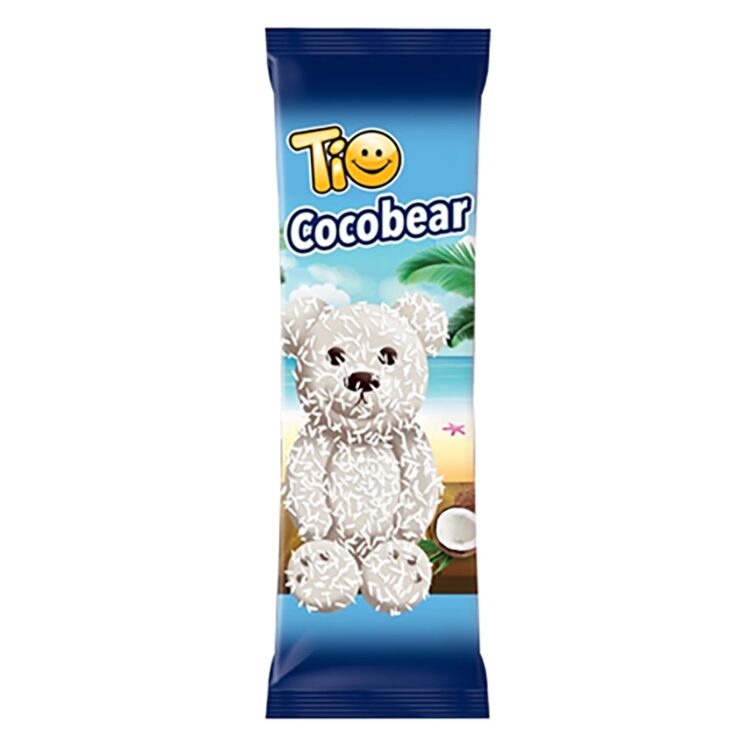 TIO COCOBEAR PRAJ.CACAO&FULGI COCOS 45GR(24B)6CUT