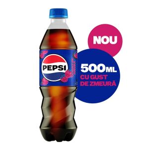 PEPSI ZMEURA PET 0.5L(6B) RO SGR