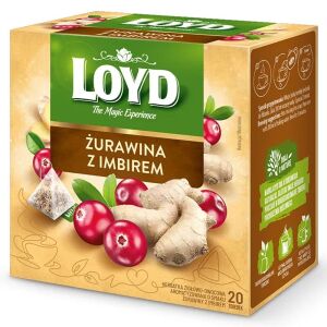 LOYD CEAI PLIC 40GR CRANBERRY &GINGER PYRAMIDA(10CUT)